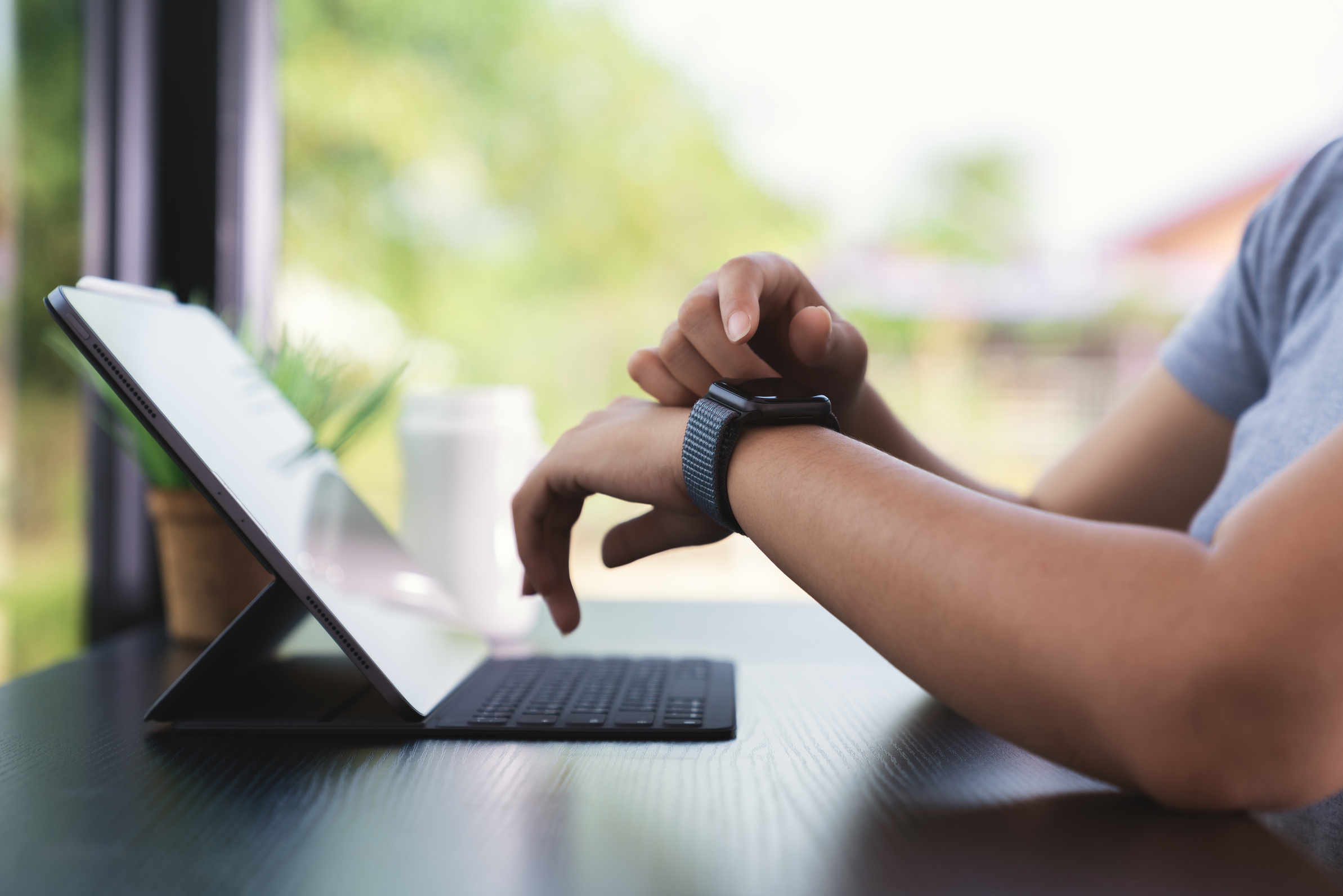 Person with Smartwatch